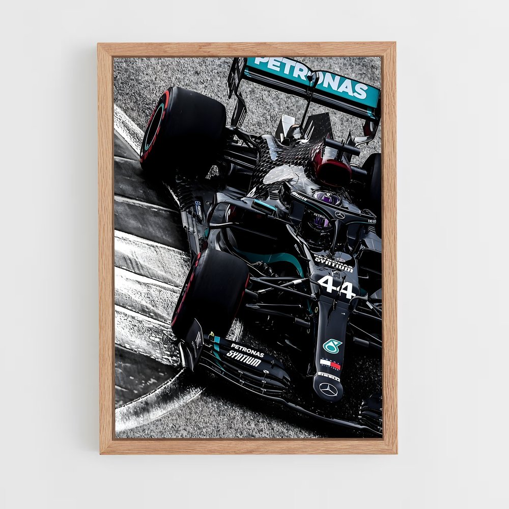 Poster Mercedes L'état – affiche Voitures de Formule 1 (vue 4)